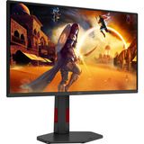 AOC  24.5" Moniteur gaming  Noir/Rouge