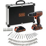 BLACK+DECKER BLACK+DECKER BDCDC18BAFC-QW Perceuse-visseuse sans fil, 18 V, Noir/orange, Perceuse/visseuse Noir/Orange, 18 V, Noir/orange