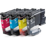 Brother LC521VAL Cartouche d'encre originale de - multipack Noir, Cyan, Magenta, Jaune, 4 pièce(s), 500 pages, 500 pages, Multi pack