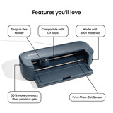 Cricut Maker 5 + pack Essentials, Machine de découpe Bleu foncé