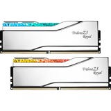 G.Skill 48 Go DDR5-8400 (2x 24 Go) Dual-Kit, Mémoire vive Argent, F5-8400J4052G24GX2-TR5S, Trident Z5 Royal, XMP 3.0
