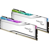 G.Skill 48 Go DDR5-8400 (2x 24 Go) Dual-Kit, Mémoire vive Argent, F5-8400J4052G24GX2-TR5S, Trident Z5 Royal, XMP 3.0