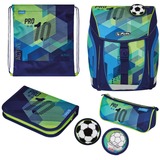 Herlitz FiloLight Plus Flower Green Goal, Cartable Bleu/Vert