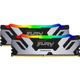 Kingston FURY 96 Go DDR5-6400 Kit, Mémoire vive Argent/Noir, Renegade RGB, XMP 3.0