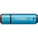 Kingston IronKey Vault Privacy 50 512 Go, Clé USB Bleu clair/Noir, USB-A 3.2 Gen 1