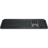 Logitech MX Keys S Wireless clavier Gris foncé, Layout BE (AZERTY), Membrane, 100%, LED blanches