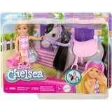 Mattel Barbie Family & Friends - Chelsea et Pony, Poupée 