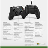 Microsoft Xbox Wireless Controller + USB-C, Manette de jeu Noir, Câble USB-C inclus | PC, Xbox One, Xbox Series X, Xbox Series S