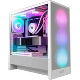 NZXT  boîtier midi tower Blanc | 1x USB-A | 1x USB-C | RGB | Window