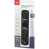 One for all Télécommande de remplacement pour téléviseur Sony, Commande à distance Noir