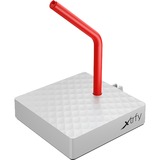 Xtrfy B4 Bungee Retro, Gestion des câbles Gris clair/Rouge