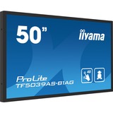iiyama ProLite TF5039AS-B1AG 49.5" 4K UHD Moniteur tactile  Noir, Tactile, HDMI, DisplayPort, LAN, Audio, USB, Android 