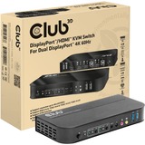 Club 3D CSV-7210, Switch KVM Noir