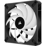 Corsair iCUE AF140 RGB ELITE, Ventilateur de boîtier Noir, 1 pièce, connecteur de ventilateur PWM à 4 broches