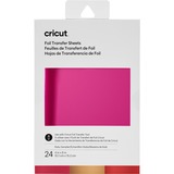 Cricut Foil Transfer Sheets Sampler - Ruby, Films Multicolore,  24 pièces