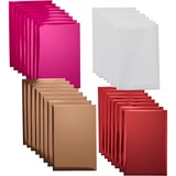 Cricut Foil Transfer Sheets Sampler - Ruby, Films Multicolore,  24 pièces