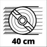 Einhell GC-PM 40/2 S Tondeuse à gazon poussée Essence Noir, Rouge Rouge/Noir, Tondeuse à gazon poussée, 1000 m², 40 cm, 2,5 cm, 7,5 cm, Lames cylindriques