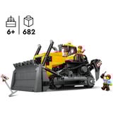 LEGO City - Bulldozer jaune, Jouets de construction 60466