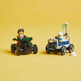 LEGO City - Kit voiture de course: avion vs lit d'hôpital, Jouets de construction 60459 | Ensemble de course de caisses à savon