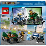 LEGO City - Kit voiture de course: avion vs lit d'hôpital, Jouets de construction 60459 | Ensemble de course de caisses à savon