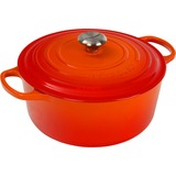 Le Creuset Cocotte ronde de la collection Signature, Torréfacteur Rouge, 28 cm
