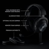 Logitech G PRO X LIGHTSPEED Wireless casque gaming over-ear Noir, PC, PlayStation 4, PlayStation 5