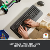 Logitech Signature K650, clavier Graphite, Mise en page aux États-Unis (international)