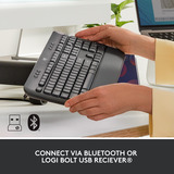Logitech Signature K650, clavier Graphite, Mise en page aux États-Unis (international)