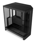 NZXT H6 boîtier midi tower Noir | 2x USB-A | 1x USB-C | Verre trempé
