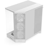 NZXT  boîtier midi tower Blanc (mat) | 2x USB-A | 1x USB-C | RGB | Verre Trempé