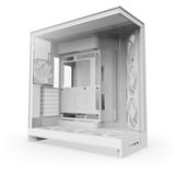 NZXT  boîtier midi tower Blanc (mat) | 2x USB-A | 1x USB-C | RGB | Verre Trempé