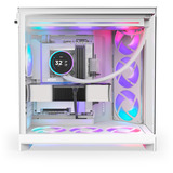 NZXT  boîtier midi tower Blanc (mat) | 2x USB-A | 1x USB-C | RGB | Verre Trempé