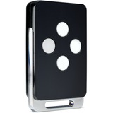 Niko Mini émetteur portatif RF à 1 canal, Commande à distance Noir/Argent