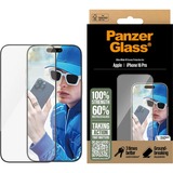 PanzerGlass iPhone 16 Pro - Ultra-Wide Fit, Film de protection Transparent/Noir