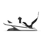 Res-Tech CK X1 01 0W RTE X1 COCKPIT SHINY WHITE, Simulateur de course Noir/blanc brillant