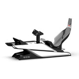 Res-Tech CK X1 01 0W RTE X1 COCKPIT SHINY WHITE, Simulateur de course Noir/blanc brillant