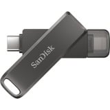 SanDisk iXpand Luxe 256 Go, Clé USB Noir, USB Type-C, connecteur Apple Lightning