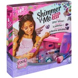 Spin Master Spin Master Shimmer Me Tattoo Studio, Bricolage (Coffret Tatouages Éphémères Personnalisables Avec 180 Motifs, Cartouches de Couleur, Pinceau et Strass Paillettes)