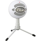 Blue Microphones Snowball iCE Blanc Microphone de table Blanc, Microphone de table, 40 - 18000 Hz, 16 bit, 44,1 kHz, Avec fil, USB