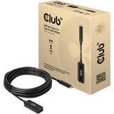 Club 3D USB Gen 2 Type-C vers USB Type-A 10Gops, 5 mètres, Câble d'extension Noir