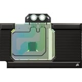 Corsair Hydro X Series iCUE LINK XG7 RGB 40-SERIES GPU Water Block (4090 STRIX/TUF), Watercooling Noir/transparent, Backplate inclus
