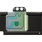 Corsair Hydro X Series iCUE LINK XG7 RGB 40-SERIES GPU Water Block (4090 STRIX/TUF), Watercooling Noir/transparent, Backplate inclus