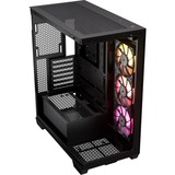 Corsair LINK 3500X RGB boîtier midi tower Noir | 2x USB-A | 1x USB-C | RGB | Window