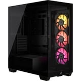 Corsair iCUE LINK 3500X RGB boîtier midi tower Noir | 2x USB-A | 1x USB-C | RGB | Verre Trempé