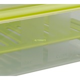 Emsa CLIP & GO XL Boîte de rangement alimentaire 1,3 L Vert, Transparent 1 pièce(s), Lunch-Box Transparent/Vert, Boîte de rangement alimentaire, Adulte, Vert, Transparent, Monochromatique, Carré, Allemagne