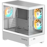 GIGABYTE  boîtier midi tower Blanc | 2x USB-A | RGB | Window