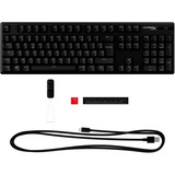 HyperX clavier gaming Noir, Layout FR, HyperX Red