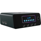 ICY BOX 240W GaN, Station de recharge Noir