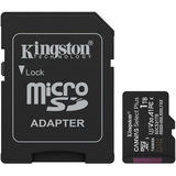 Kingston Canvas Select Plus 1 To MicroSDXC, Carte mémoire Noir, UHS-I U3, Classe 10, V30, Adaptateur SD inclus
