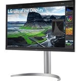 LG UltraFine 27UQ850V-W 27" 4K UHD Moniteur  Blanc/Argent, 2x HDMI, 1x DisplayPort, 2x USB-A, USB-B, USB-C